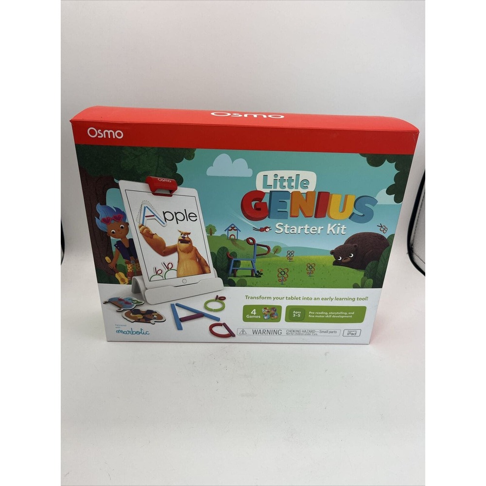 Osmo Little Genius Starter Kit for iPad 2019 Educational Ages 3-5